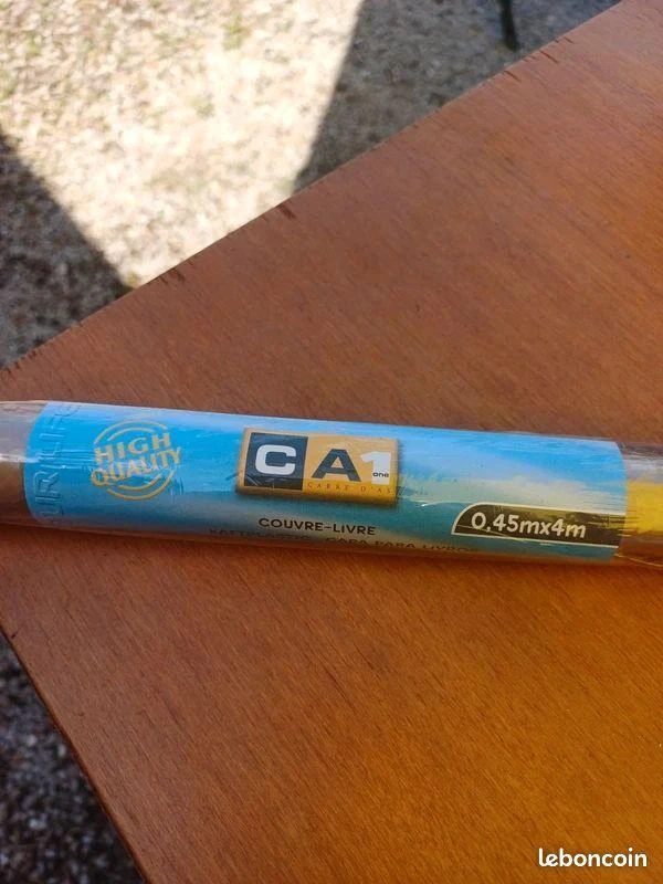 2 rollos de cubierta de libro sin estrenar 45 cm de ancho 4 m – photo 3